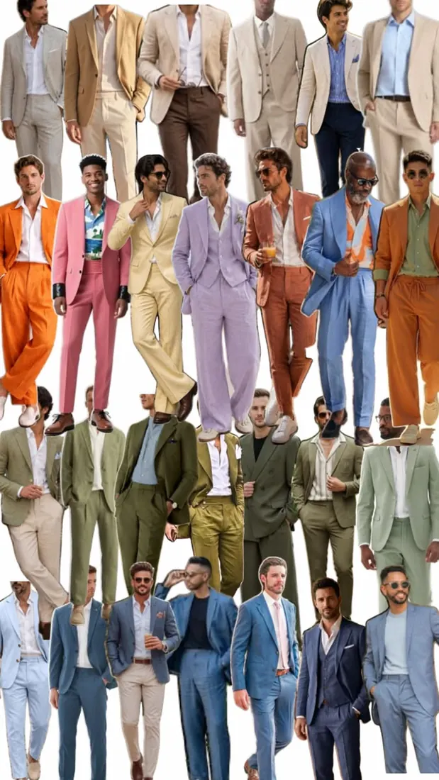 Colorful outfit inspiration for men, 1
