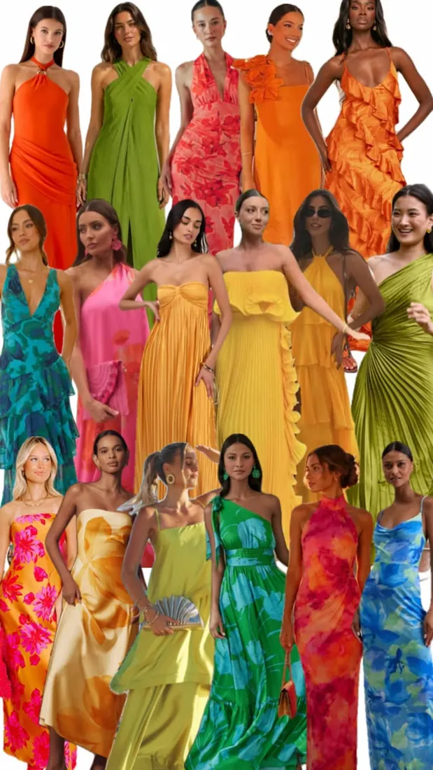 Colorful outfit inspiration for women, 1